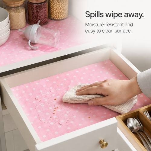 Plastic drawer liner roll - plastic,
